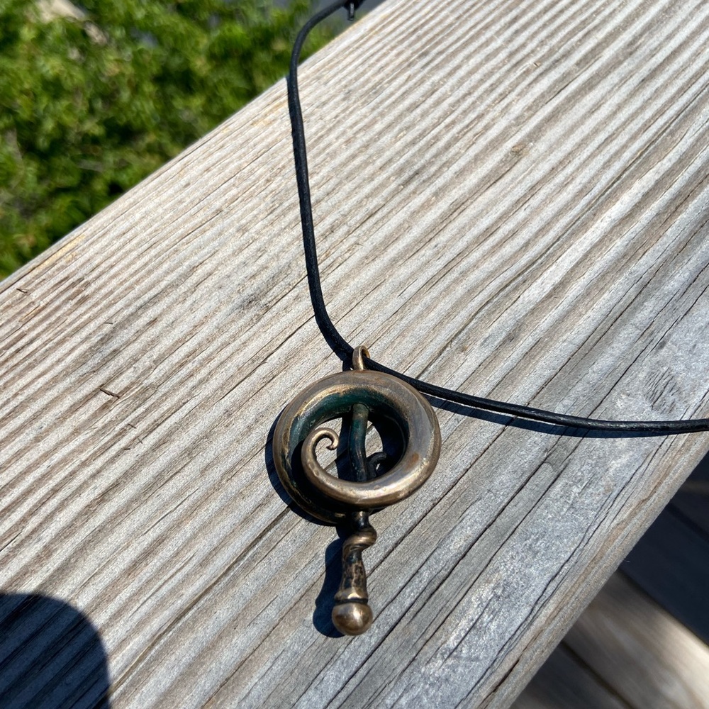 Brass/Bronze Tribal Pendant